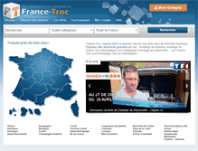 Tablet Screenshot of france-troc.com